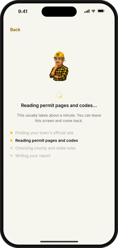 Research in progress: Sully reading permit pages and codes, with a checklist of research steps